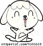 Cute Cartoon Dog Crying