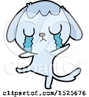 Poster, Art Print Of Sad Dog Crying