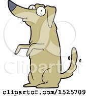 Poster, Art Print Of Cartoon Happy Dog