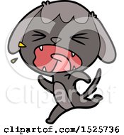 Cute Cartoon Dog Barking