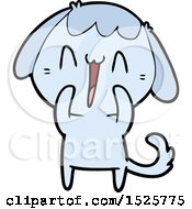 Cartoon Laughing Dog