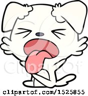 Cartoon Dog Throwing Tantrum