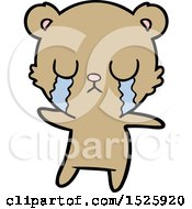 Cartoon Bear Crying