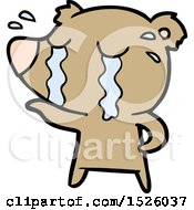 Poster, Art Print Of Cartoon Bear Crying