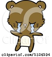 Poster, Art Print Of Cartoon Bear Crying