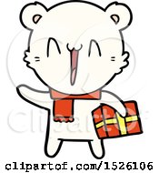 Happy Polar Bear Cartoon