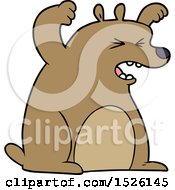 Cartoon Roaring Bear
