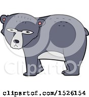 Cartoon Serious Bear