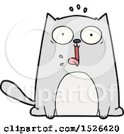 Poster, Art Print Of Funny Cartoon Cat