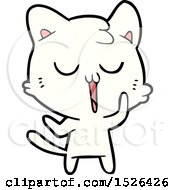 Poster, Art Print Of Cute Cartoon Cat