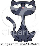 Poster, Art Print Of Cartoon Black Cat