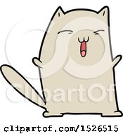 Poster, Art Print Of Cartoon Cat