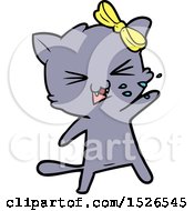 Poster, Art Print Of Cartoon Cat