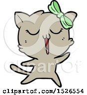 Poster, Art Print Of Cartoon Cat