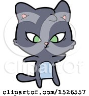 Poster, Art Print Of Cute Cartoon Cat