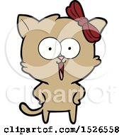 Poster, Art Print Of Cartoon Cat