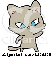 Poster, Art Print Of Cute Cartoon Cat