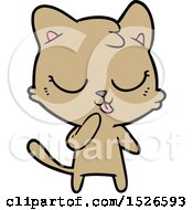 Poster, Art Print Of Cute Cartoon Cat