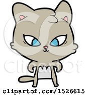 Poster, Art Print Of Cute Cartoon Cat