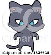 Poster, Art Print Of Cute Cartoon Cat