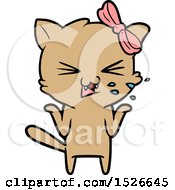 Poster, Art Print Of Cartoon Cat