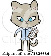 Poster, Art Print Of Cute Cartoon Cat