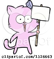 Poster, Art Print Of Cartoon Cat