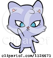 Poster, Art Print Of Cute Cartoon Cat