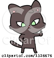 Poster, Art Print Of Cute Cartoon Cat