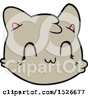 Poster, Art Print Of Cartoon Cat Face