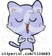 Cartoon Cat Singing