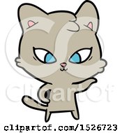 Poster, Art Print Of Cute Cartoon Cat