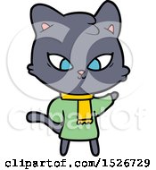 Poster, Art Print Of Cute Cartoon Cat