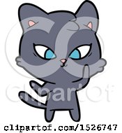 Poster, Art Print Of Cute Cartoon Cat