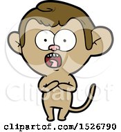 Cartoon Shocked Monkey