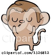 Poster, Art Print Of Cartoon Monkey