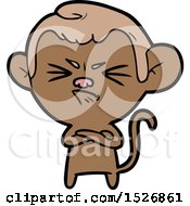 Cartoon Angry Monkey