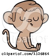 Poster, Art Print Of Cartoon Monkey