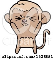 Poster, Art Print Of Cartoon Angry Monkey