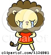 Poster, Art Print Of Crying Cartoon Lion