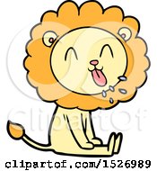 Poster, Art Print Of Happy Cartoon Lion