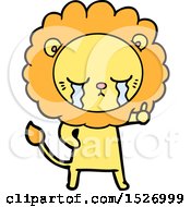 Crying Cartoon Lion