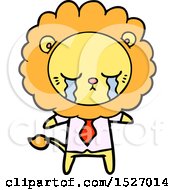 Poster, Art Print Of Crying Cartoon Lion