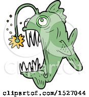 Poster, Art Print Of Cartoon Lantern Fish