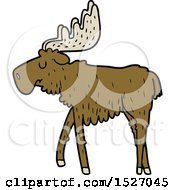 Cartoon Moose by lineartestpilot