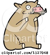 Poster, Art Print Of Cartoon Warthog