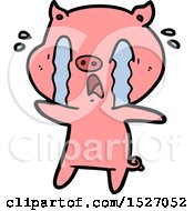 Crying Pig Cartoon