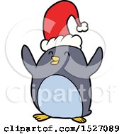 Poster, Art Print Of Happy Christmas Penguin