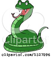 Cartoon Happy Snake by lineartestpilot