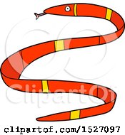 Poster, Art Print Of Cartoon Sea Snake